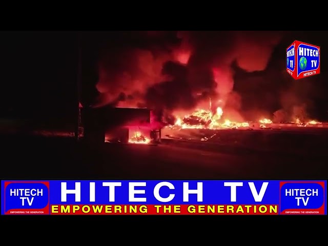 Andhra Pradesh: Atleast Three Died After Bus Caught Fire At Nandiyal National Highway.