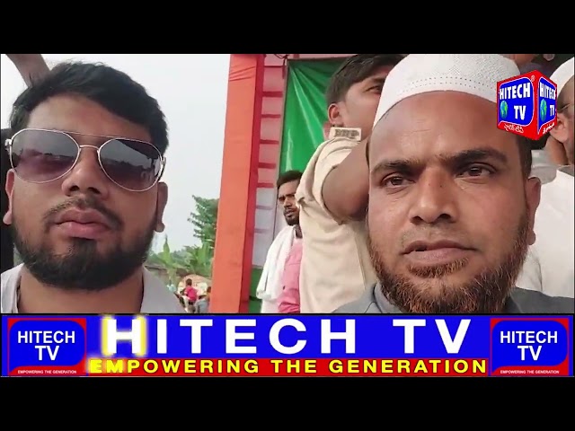 Bihar: AIMIM Chief Asaduddin Owaisi Attends Public Meeting at Balrampur Constituency Chakrah Nagar.