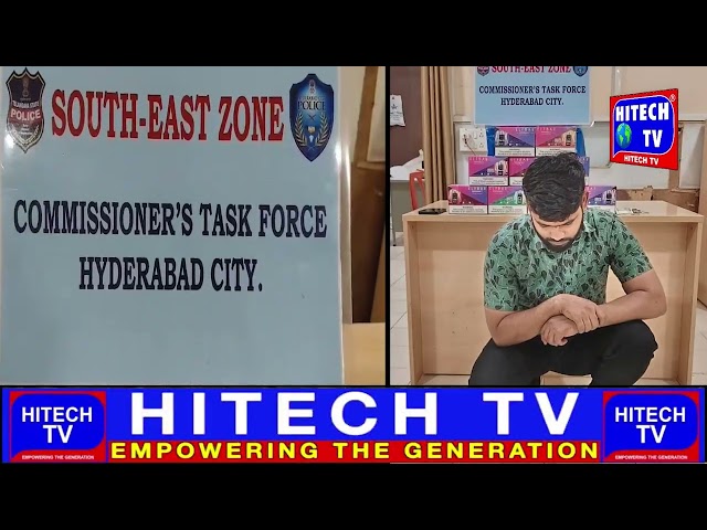 Hyderabad: South East Zone Task Force Arrested One Accused & Seized Electronic Nicotine System.