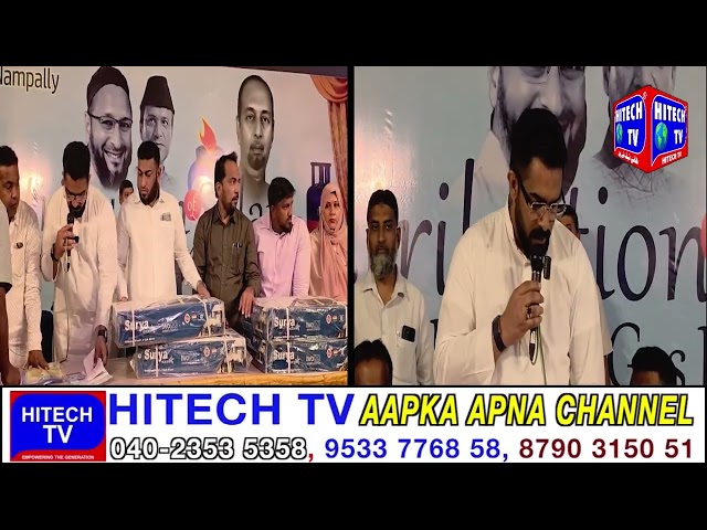 Hyd: AIMIM Nampally MLA Majid Hussain Distributes Salar-e-Millat 